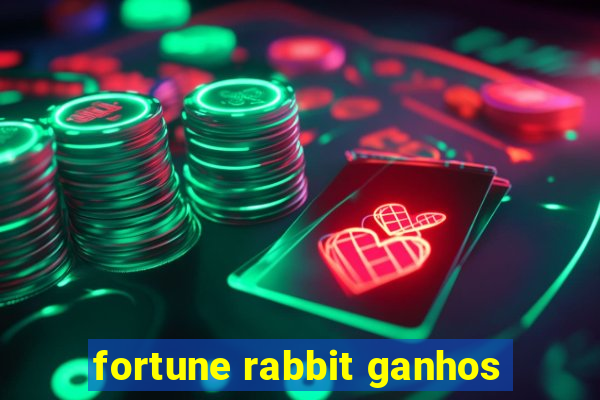 fortune rabbit ganhos