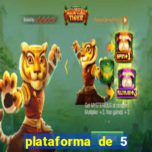 plataforma de 5 reais fortune tiger