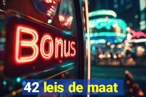 42 leis de maat