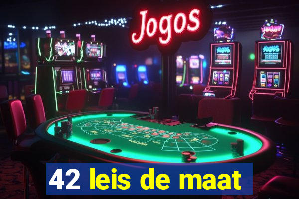 42 leis de maat