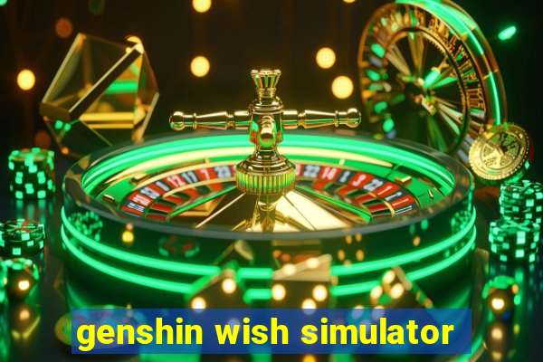 genshin wish simulator