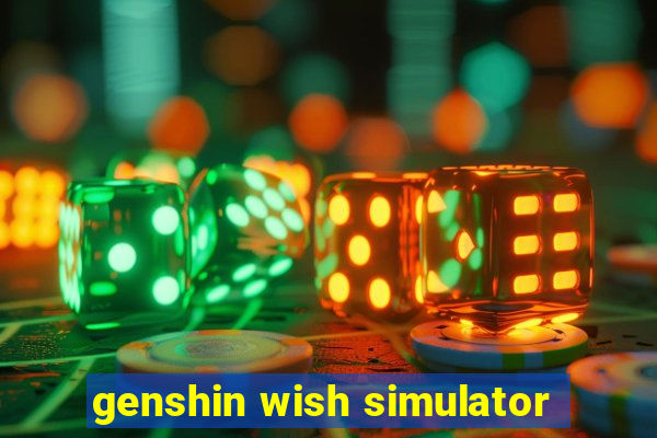 genshin wish simulator