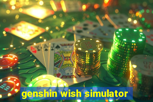 genshin wish simulator