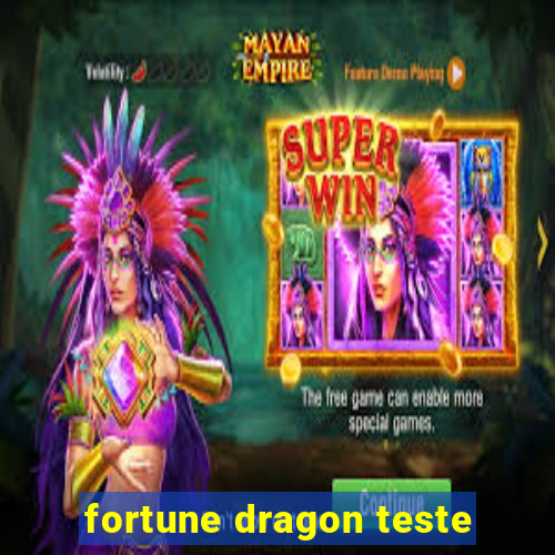 fortune dragon teste