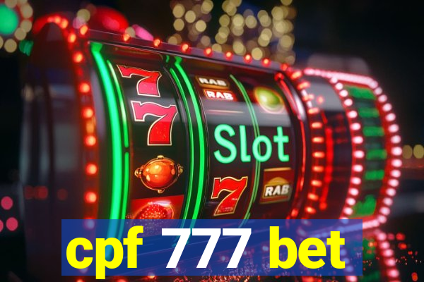 cpf 777 bet