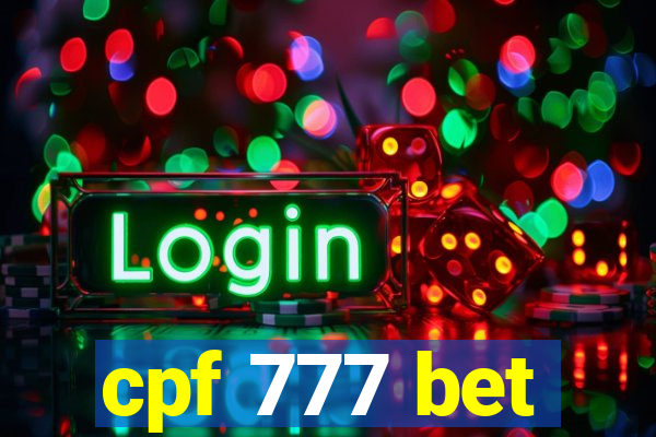 cpf 777 bet