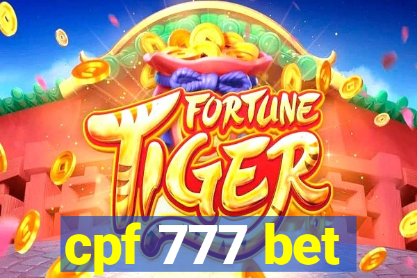 cpf 777 bet