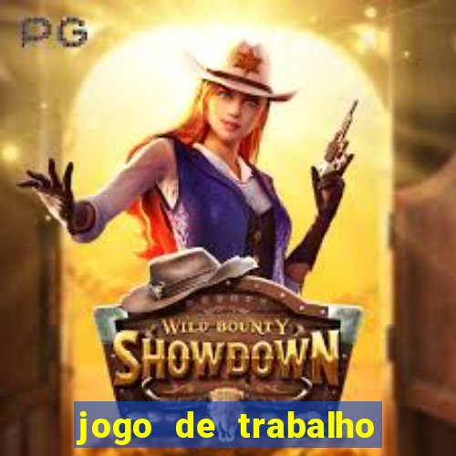 jogo de trabalho no escritório