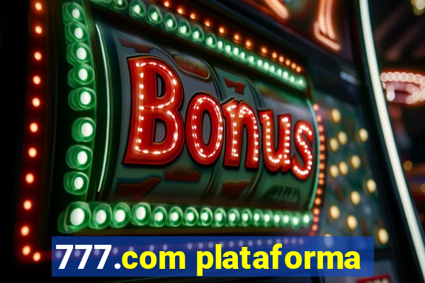 777.com plataforma