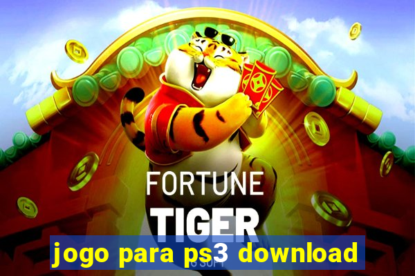 jogo para ps3 download