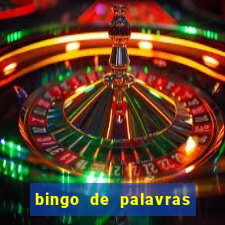 bingo de palavras cha de bebe