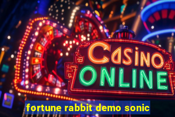 fortune rabbit demo sonic