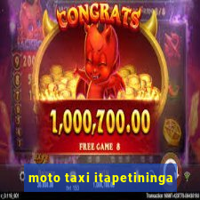 moto taxi itapetininga