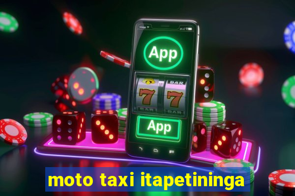 moto taxi itapetininga