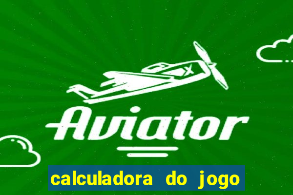 calculadora do jogo do bicho