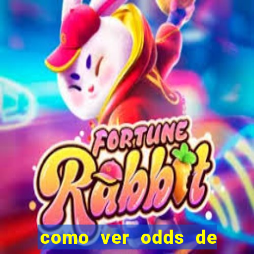 como ver odds de jogos passados