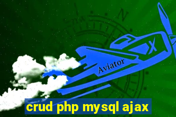 crud php mysql ajax