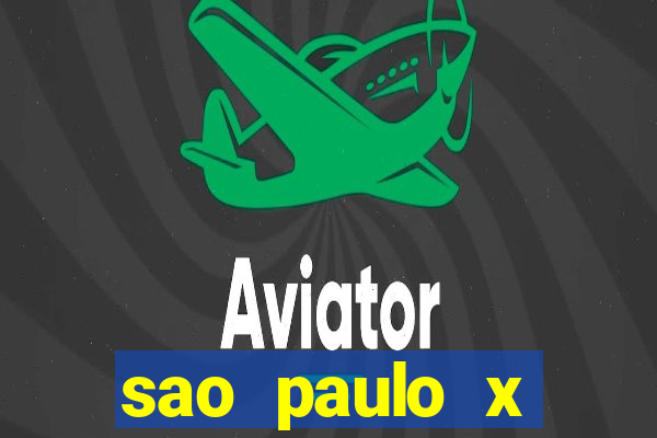 sao paulo x botafogo palpite