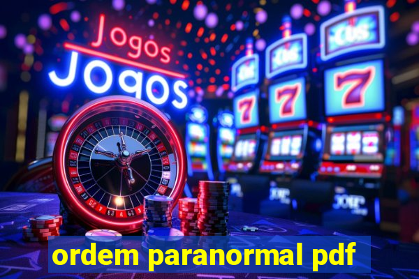 ordem paranormal pdf