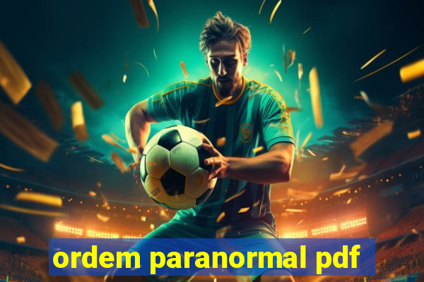 ordem paranormal pdf