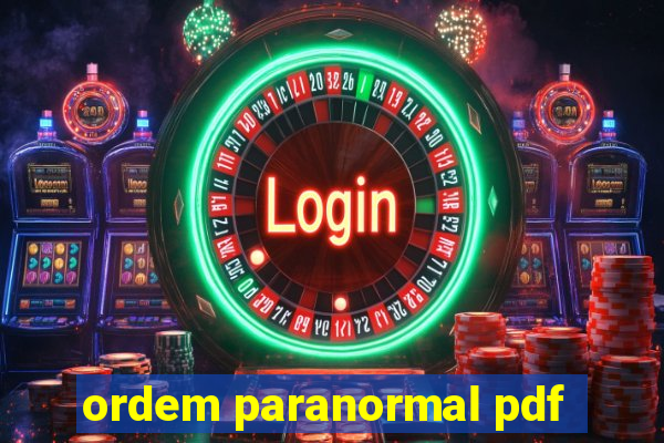 ordem paranormal pdf