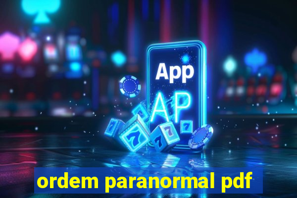 ordem paranormal pdf