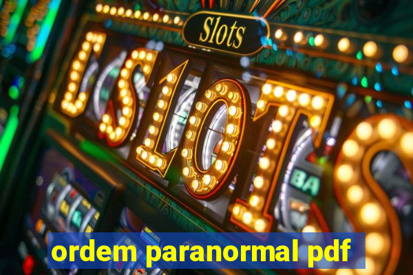 ordem paranormal pdf