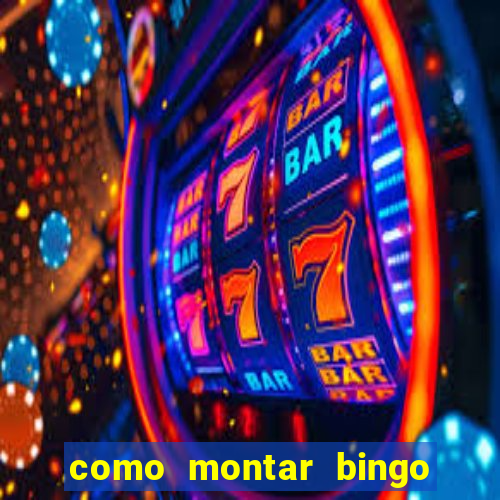 como montar bingo brinquedos toia