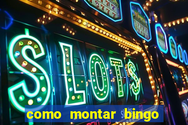 como montar bingo brinquedos toia