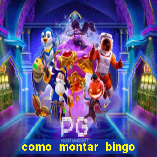 como montar bingo brinquedos toia