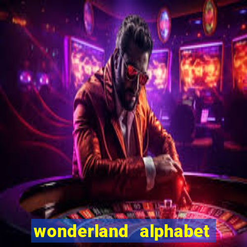 wonderland alphabet comic studio