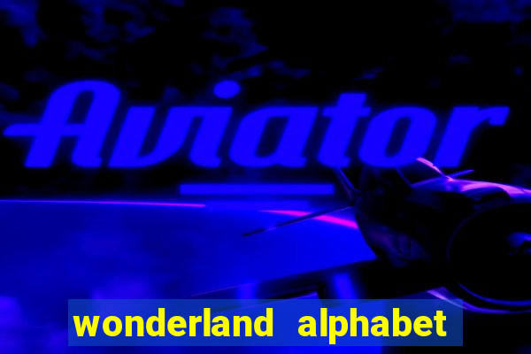 wonderland alphabet comic studio