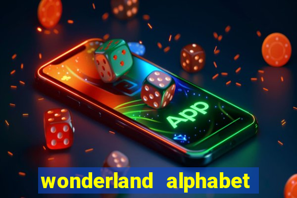 wonderland alphabet comic studio