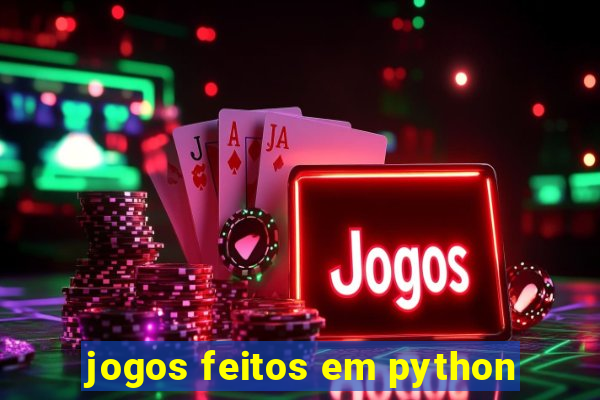 jogos feitos em python