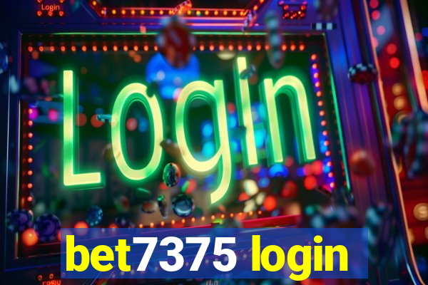 bet7375 login