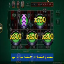 gerador lotof谩cil inteligente