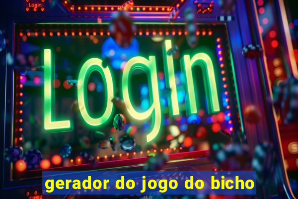 gerador do jogo do bicho