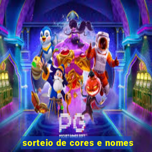 sorteio de cores e nomes