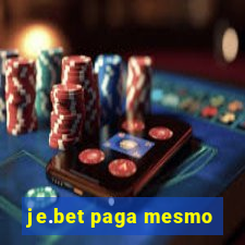 je.bet paga mesmo