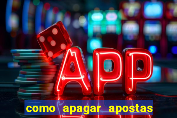 como apagar apostas no app da caixa