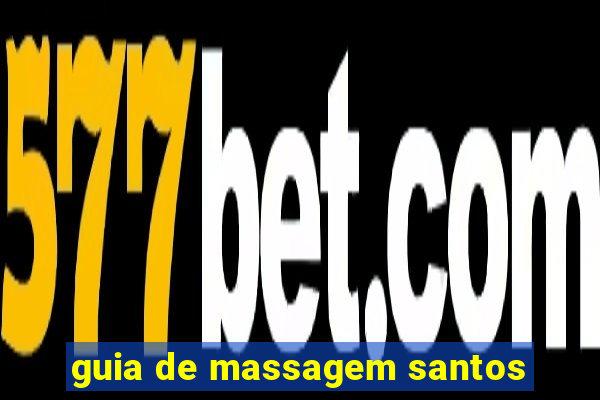 guia de massagem santos