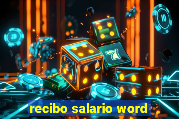 recibo salario word