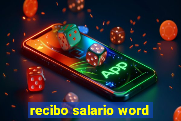 recibo salario word