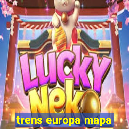 trens europa mapa