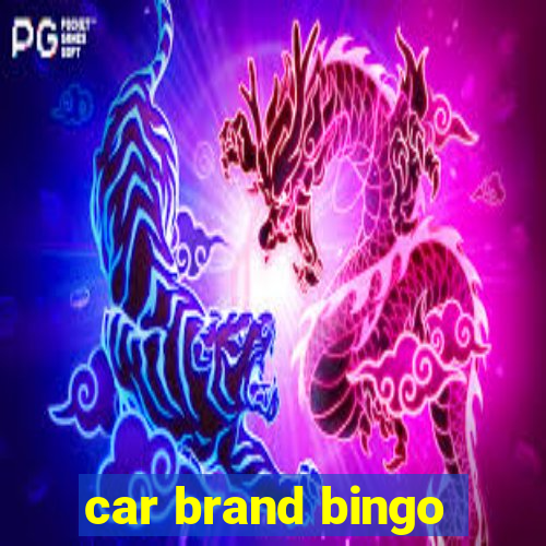 car brand bingo