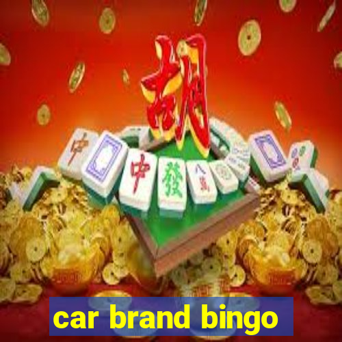 car brand bingo