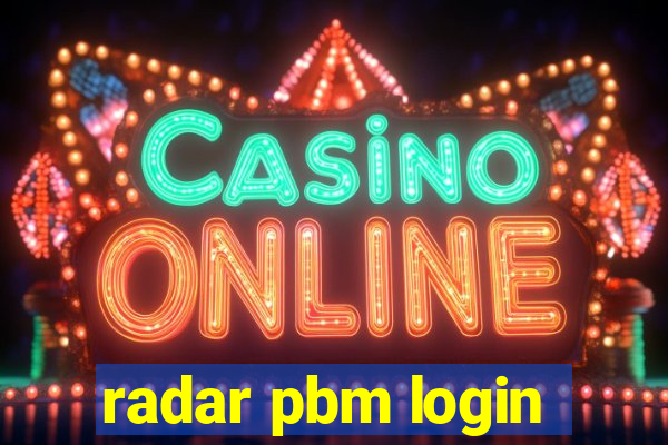 radar pbm login