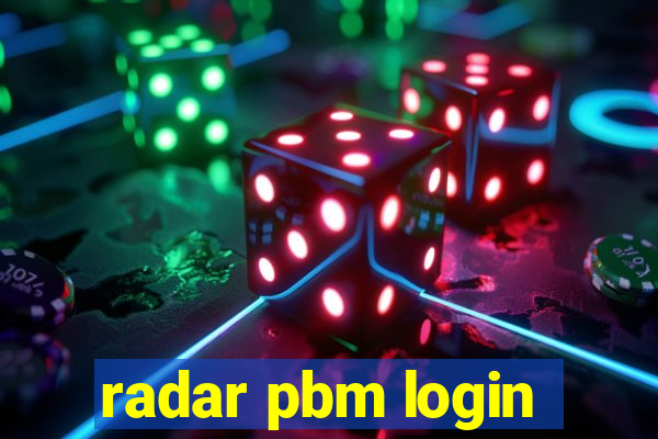 radar pbm login