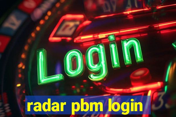 radar pbm login