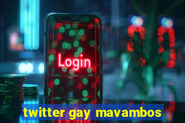 twitter gay mavambos